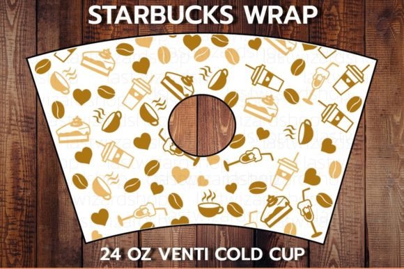 Coffee Cafe 24oz Cup SVG: Graphics and Crafts in Action