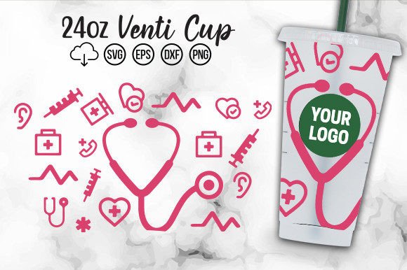Nurse Cold Cup Svg Graphics & Crafts