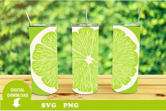 Tumbler Svg. Lime Svg. Fruit. Summer Graphics