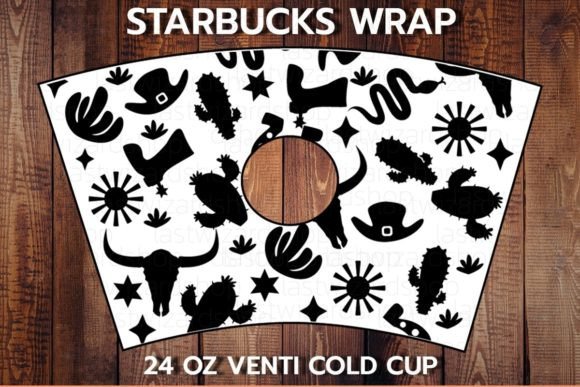 Western Desert 24oz Cup Svg